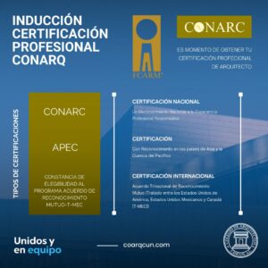 Flyer inducción certificación profesionar CONARQ